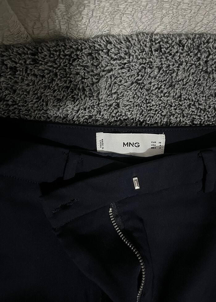 Mango Lacivert Pantolon - Görsel 2