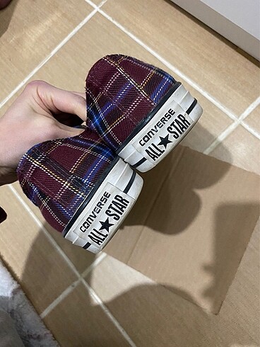 38 Beden bordo Renk Converse