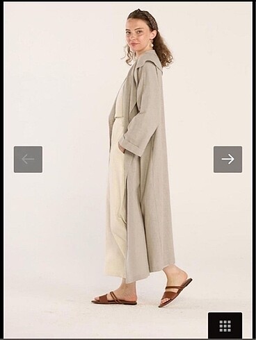 Suud Collection Minikterzi keten kaftan