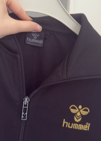 Siyah Kadın Hummel Fermuarlı Spor Ceket - Görsel 4