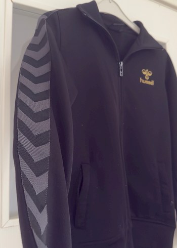 Siyah Kadın Hummel Fermuarlı Spor Ceket - Görsel 3