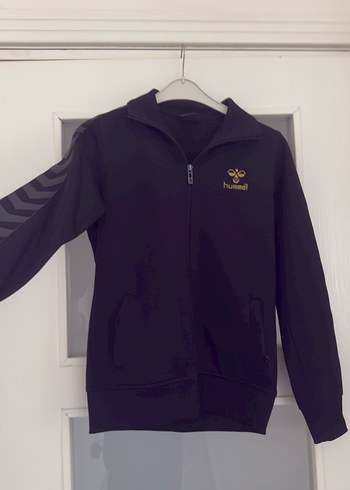 Siyah Kadın Hummel Fermuarlı Spor Ceket - Görsel 2