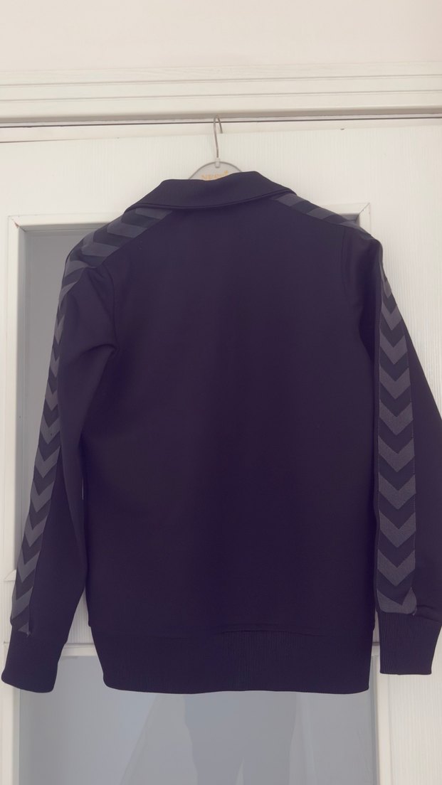 Siyah Kadın Hummel Fermuarlı Spor Ceket - Görsel 5