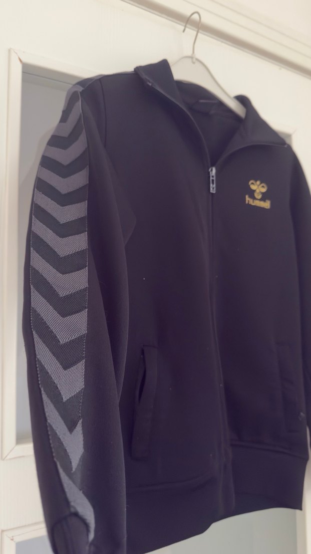 Siyah Kadın Hummel Fermuarlı Spor Ceket - Görsel 3