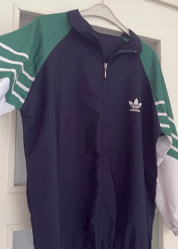 vintage 90's oversize ceket yağmurluk - Görsel 3