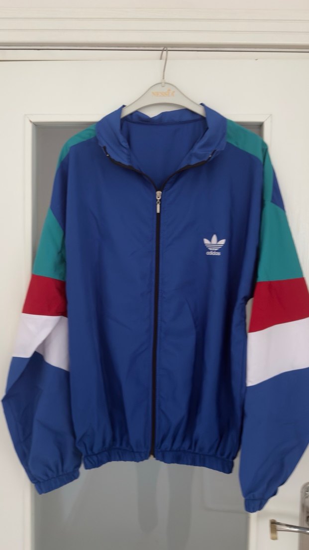 vintage 90's oversize ceket yağmurluk - Görsel 4