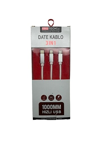 Çoklu iphone-Micro-Type-Hızlı Şarj Kablosu Sıfır