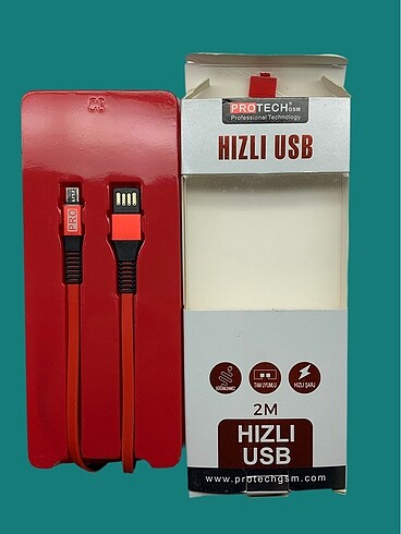 Micro Usb Hızlı Şarj Kablosu 2 Metre kaliteli Sıfır