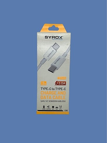 Çift TYPE-C Hızlı Şarj Kablosu 2MT Yerli Malı Sıfır
