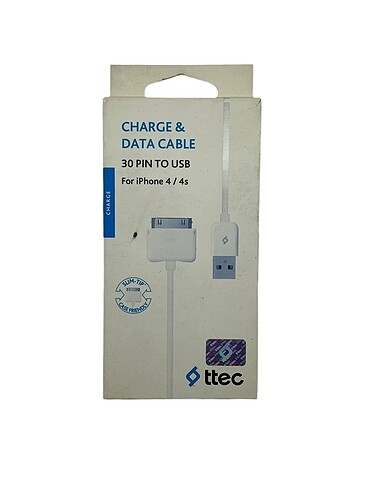 Ttec iphone 3GS 4 4S Şarj Kablosu Sıfır