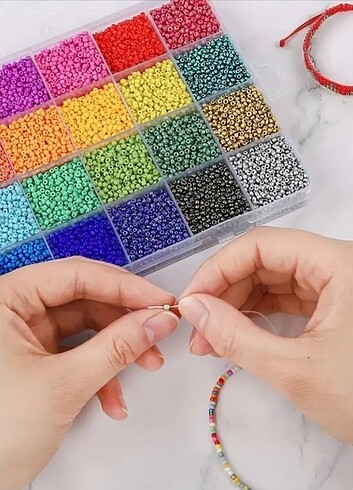 2 mm boncuk seti - Görsel 2