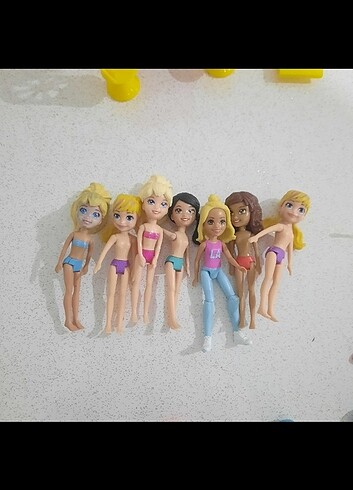 Polly pocket bebekler mini barbie