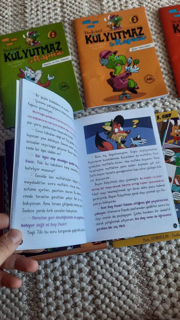 Dedektif Kulyutmaz Çizgi Roman Serisi 3. sınıfa uygun - Görsel 2