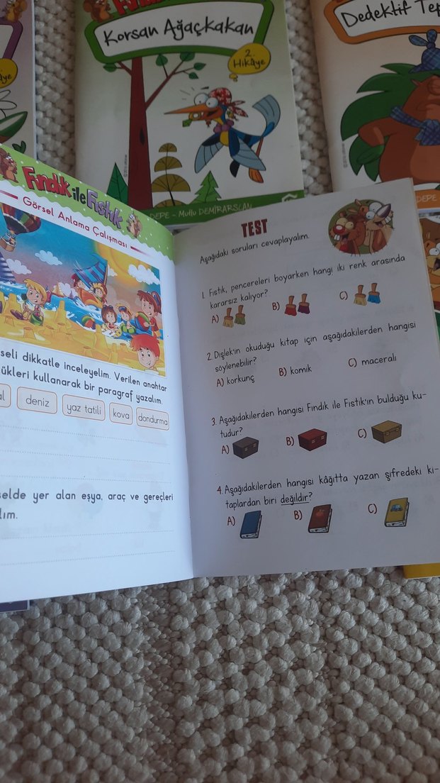 Fındık ile Fıstık Çocuk Kitapları Seti 2. Ve 3. sınıfa uygun - Görsel 4