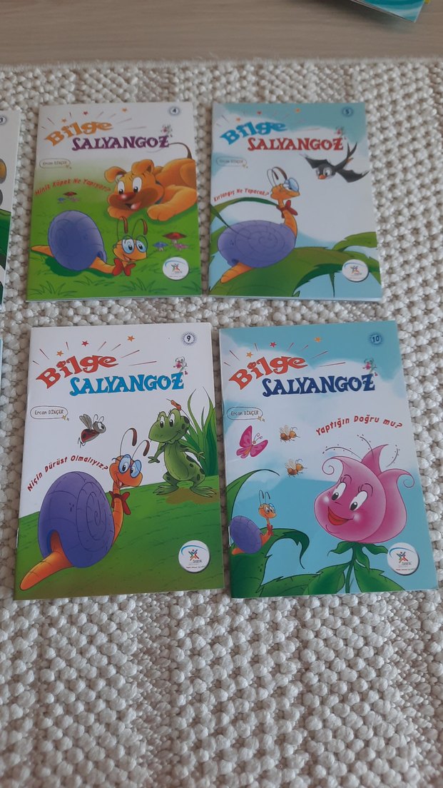 Bilge Salyangoz Çocuk Kitapları Seti 1. Ve 2. sınıfa uygun - Görsel 4