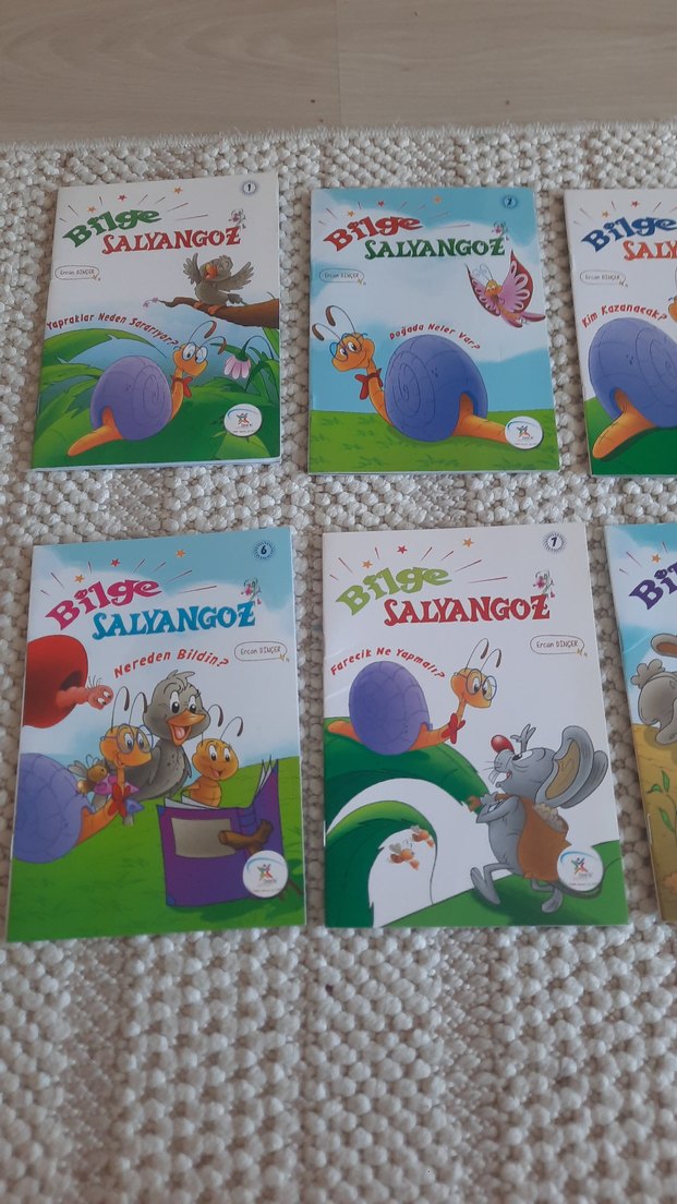 Bilge Salyangoz Çocuk Kitapları Seti 1. Ve 2. sınıfa uygun - Görsel 2