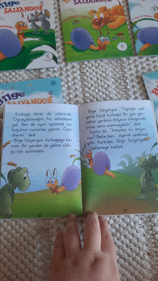 Bilge Salyangoz Çocuk Kitapları Seti 1. Ve 2. sınıfa uygun - Görsel 5