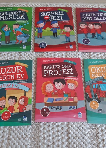 Afacan Tayfa Çocuk Kitapları Seti 10 Kitap 1. ve 2. sınıfa uygun - Görsel 3