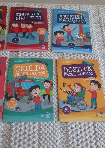 Afacan Tayfa Çocuk Kitapları Seti 10 Kitap 1. ve 2. sınıfa uygun - Görsel 4