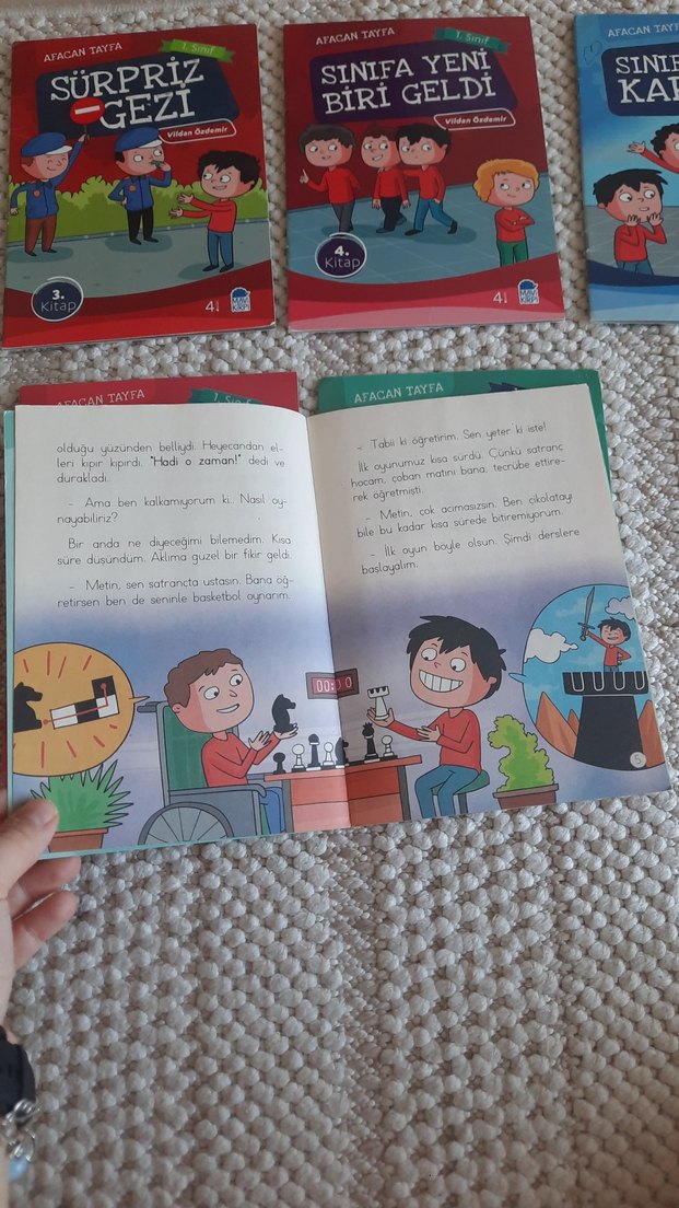 Afacan Tayfa Çocuk Kitapları Seti 10 Kitap 1. ve 2. sınıfa uygun - Görsel 5