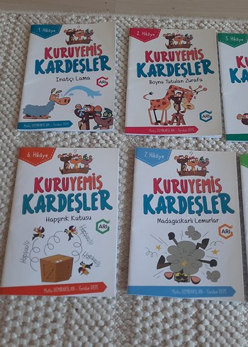 Kuruyemiş Kardeşler Çocuk Kitapları Seti  2. sınıfa uygun - Görsel 2