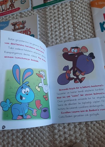 Kuruyemiş Kardeşler Çocuk Kitapları Seti  2. sınıfa uygun - Görsel 6