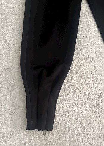 Siyah Kadın Spor Kumaş Pantolon - Görsel 2