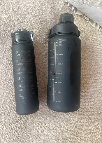 Siyah Çocuk Termos Şişeleri Seti - Görsel 2