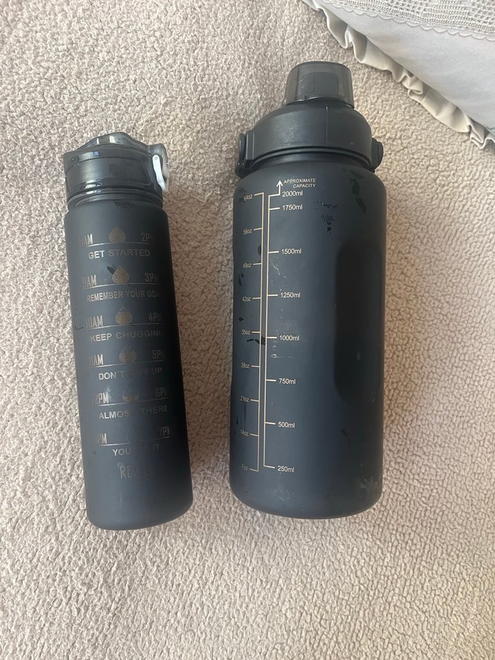 Siyah Çocuk Termos Şişeleri Seti - Görsel 2