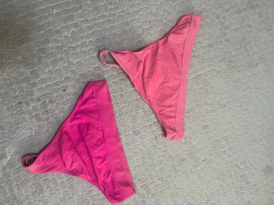 Pembe Elastik Bantlı Kadın Bikini Altı - Görsel 2
