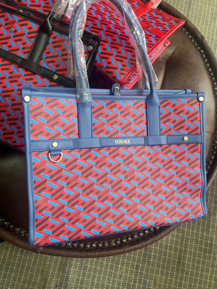 Renkli Desenli Kadın Deri Çanta - Görsel 2