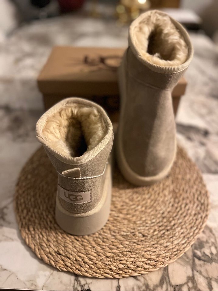 UGG Mini Bot Bej — görsel 2/5