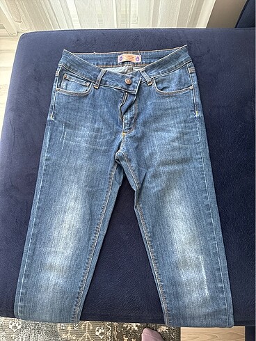 36 Beden lacivert Renk Kot pantolon