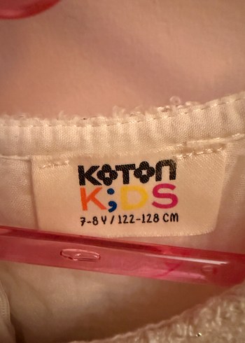 Koton Koton Kız Çocuk Beyaz Yün Elbise