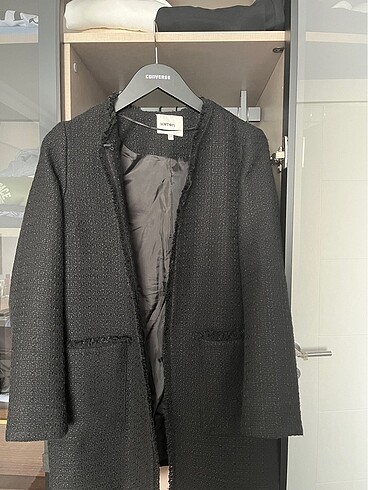 Tüvit uzun ceket - Görsel 8