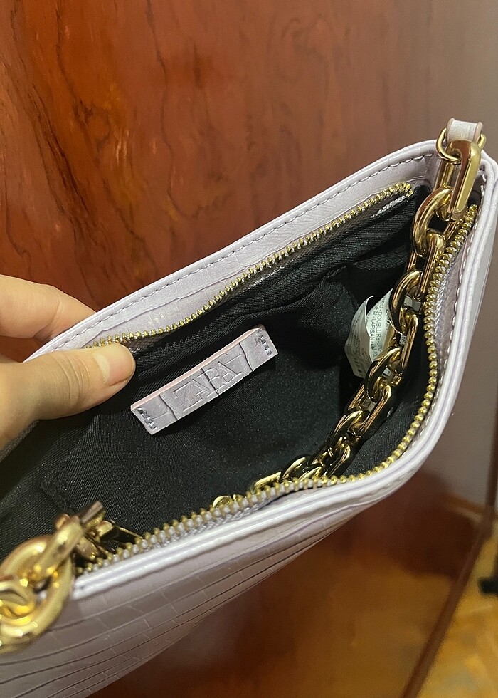 Lila zara çanta - Görsel 2