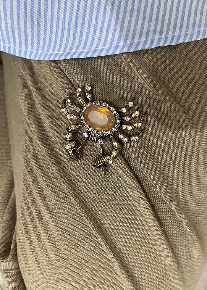 Yengeç broş - Görsel 2