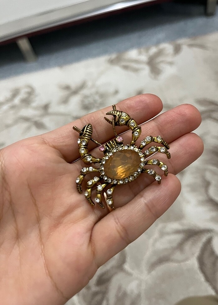 Yengeç broş - Görsel 5