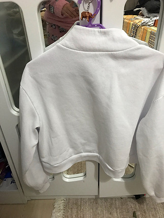 m Beden beyaz Renk Beyaz sweatshirt