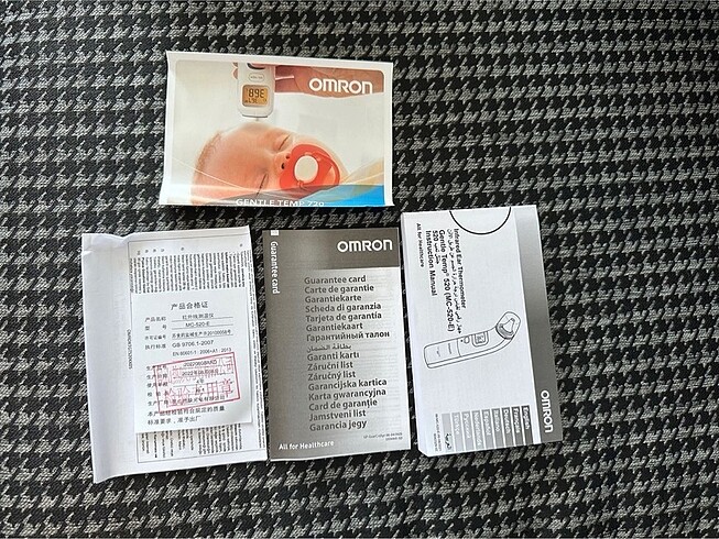  Beden Renk Omron Kulaktan ateş ölçer