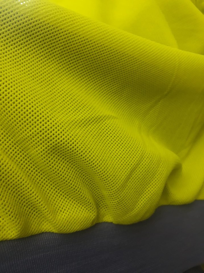 Mor-Sarı Kapüşonlu Fermuarlı astarlı yağmurluk - Görsel 3