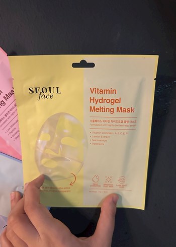 3adet SEOUL Vitamin, Kolajen ve Hyaluronik Asit Hidrojel Maske - Görsel 3