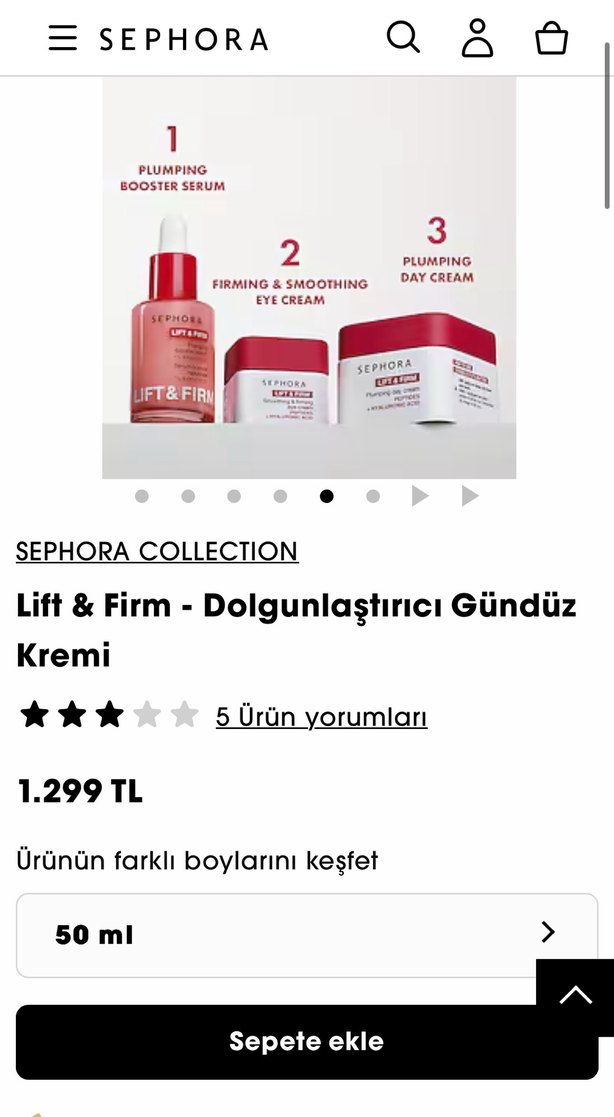 Sephora Lift & Firm Kırmızı Parlak Dudak Bakımı - Görsel 4