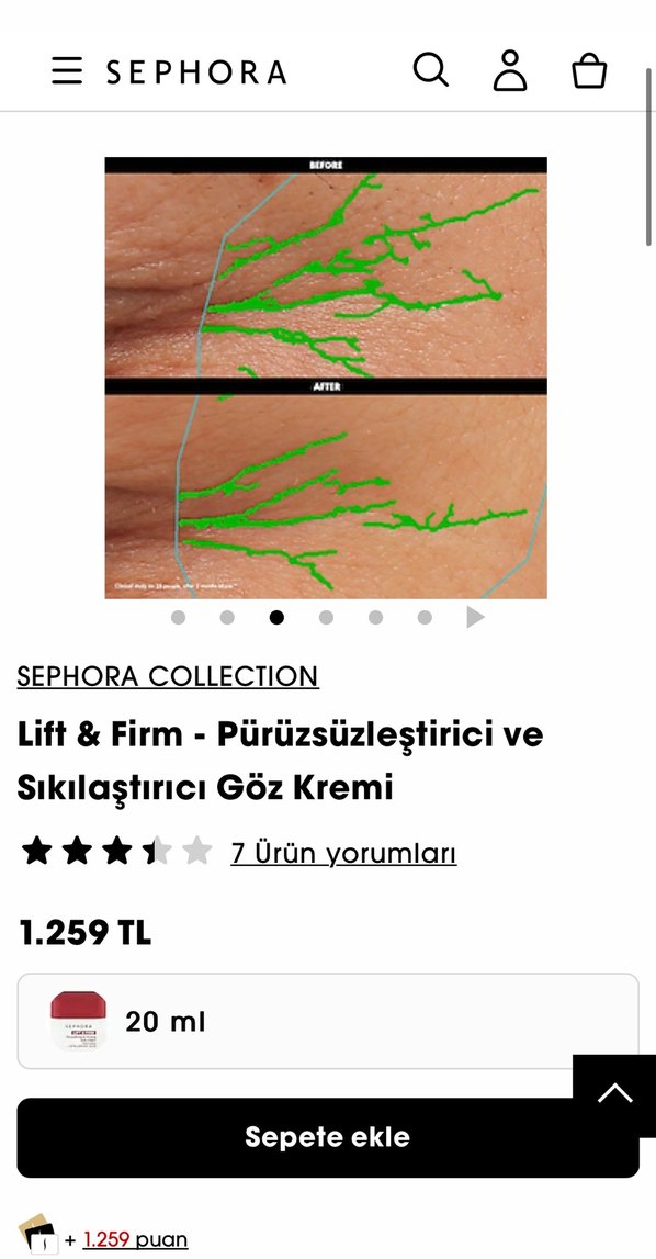 Sephora Lift & Firm Kırmızı Parlak Dudak Bakımı - Görsel 5