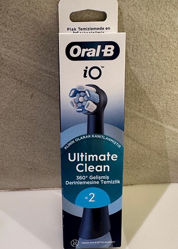 Oral-B iO Ultimate Clean Diş Fırçası Başlığı 2'li