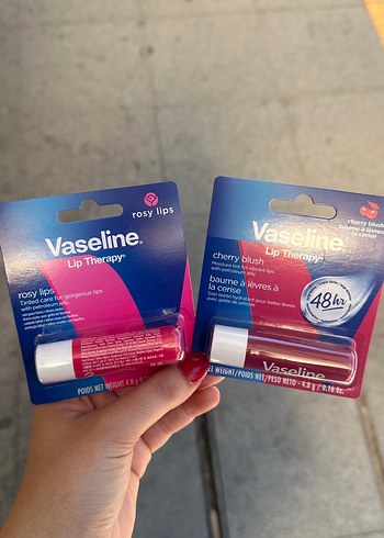 Vaseline Lip Therapy cherry ve rose 2li