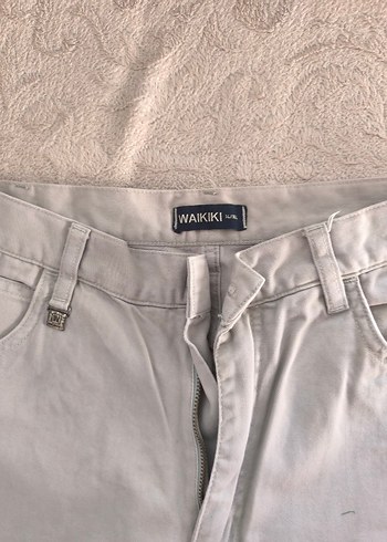 Waikiki Bej Süet Erkek Pantolon