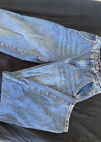 Diğer Acik Mavi Rahat Kesim Baggy Denim Jean