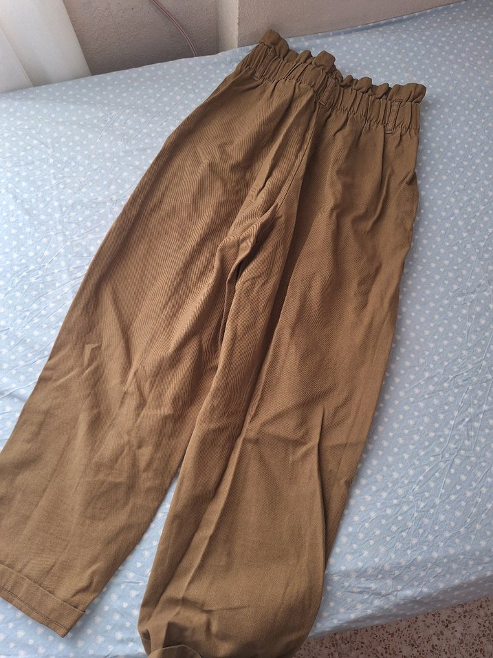Bershka Kahverengi Rahat Pantolon — görsel 6/7