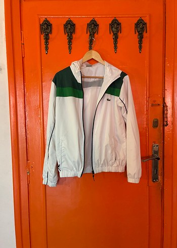Lacoste Beyaz Yesil Spor Ceket